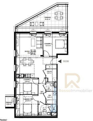 appartement neuf à la vente -   76600  LE HAVRE, surface 93 m2 vente appartement neuf - UBI439700828